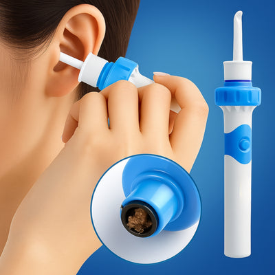 EarSure | Electric Ear Cleaner – Soft Silicone Tip – LED Guidance – Quiet Safe Wax Removal for Adults & Kids