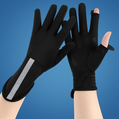 SunGuard | UV Protection Gloves – Breathable Cooling Fabric – Open Finger Touchscreen – Lightweight Comfort – Outdoor Driving & Cycling