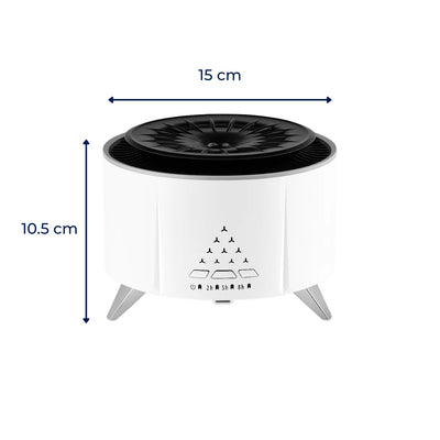 MistAura | Diffuser Humidifier – Ultrasonic Quiet Operation – 350 ml Tank – Sleep Relaxation – Relieves Dry Air & Aids Better Breathing