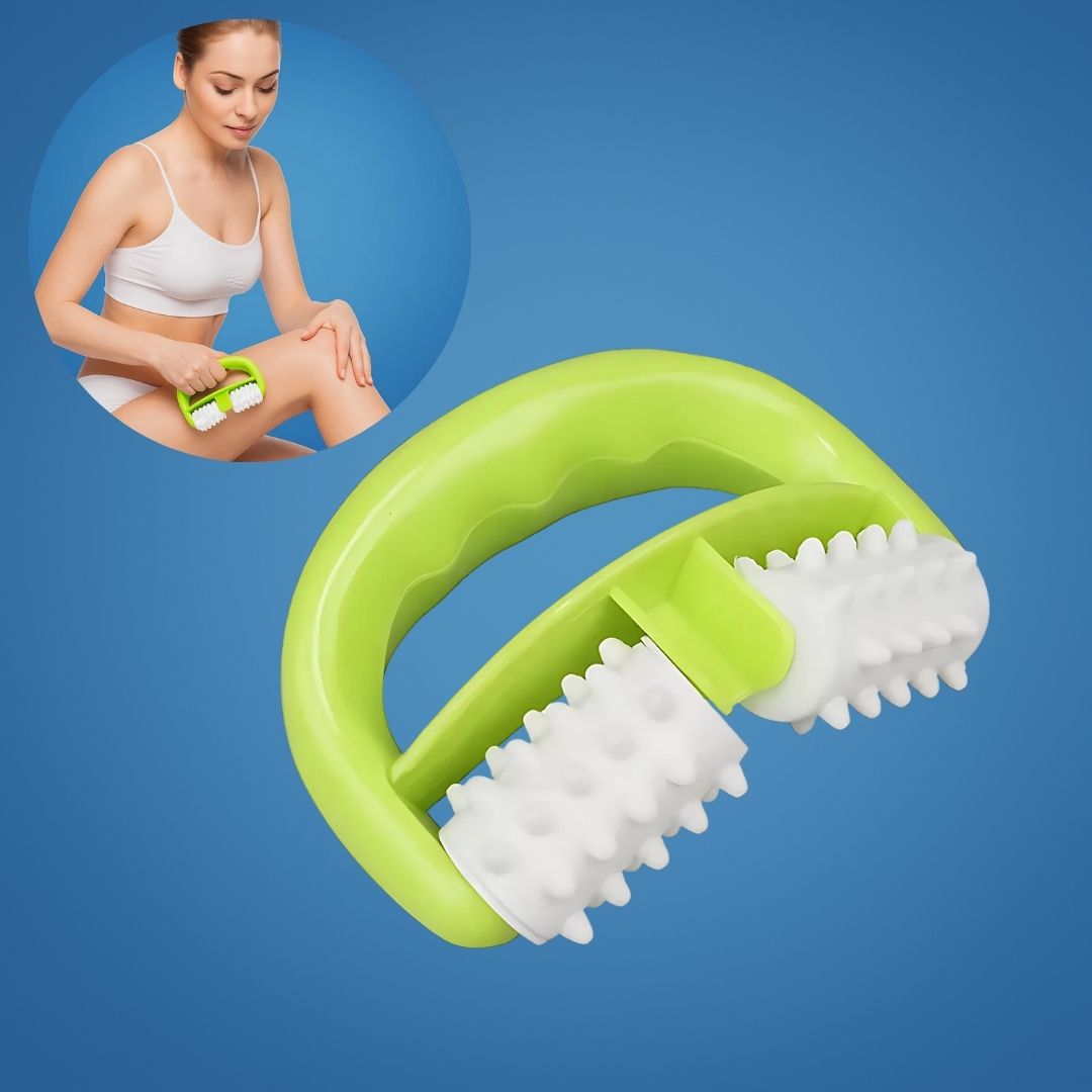 ToneWood | Cellulite Massage Roller – Deep‑Tissue Sculpt – Natural Wood – Home Body Toning