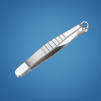 TrimSure | Nose Hair Tweezers – Safe Round Tip Design – Stainless Steel – Precise Grooming for Nose & Face