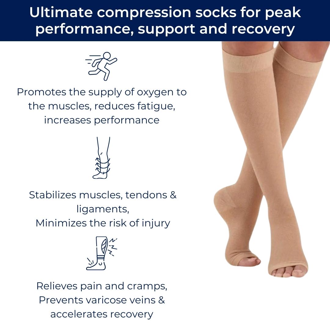 Orthopedic comfort compression stockings