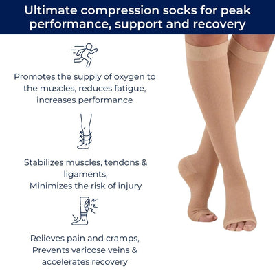 Orthopedic comfort compression stockings