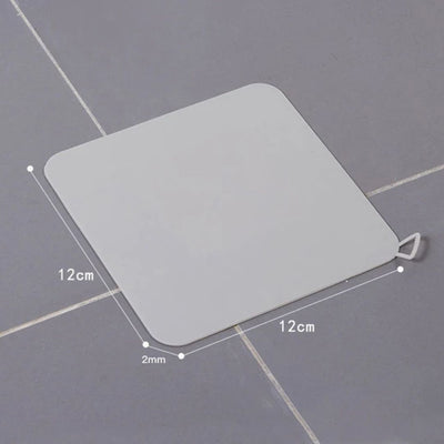 EcoFlow Shower Drain Silicone Cover | Anti Odour Mat - Catches Hair and Debris - Prevents Clogs in the Shower