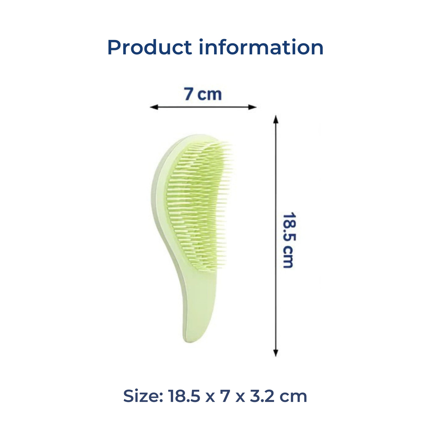 SilkGlide | Detangling Brush – Pain-Free Knot Removal – Anti-Static Flexible Bristles – Gentle Scalp Massage – For Curly & Straight Hair