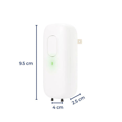 AerisPure | Plug-in Air Purifier – Negative Ion – Ultra-quiet ≤ 5 dB – Removes Smoke Odours & Pet Dander – Clean Fresh Air for Bedrooms