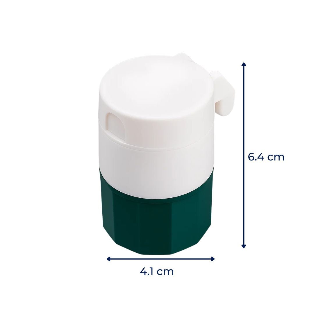 DoseEase | Pill Cutter Crusher – Precision Splitting & Crushing – Durable Compact Case – Easy Swallowing Relief – Safer Dosing – Travel Ready