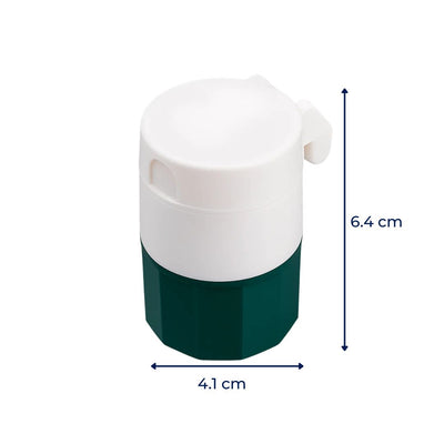 DoseEase | Pill Cutter Crusher – Precision Splitting & Crushing – Durable Compact Case – Easy Swallowing Relief – Safer Dosing – Travel Ready