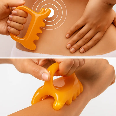 MuscleEase | Acupressure Massager – Knot Relief – Smooth-Edge Handheld Design – Back & Shoulder Recovery – Relax Muscles & Boost Circulation