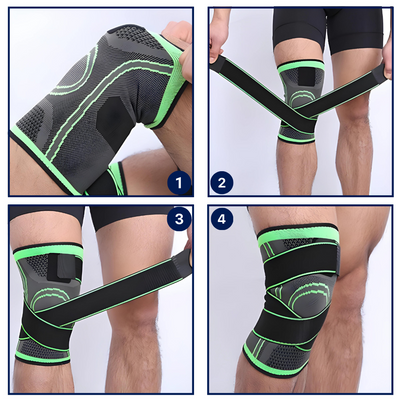 3D Knee Compression Support