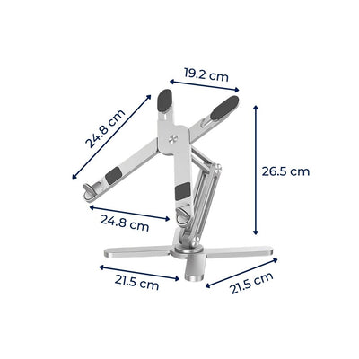 DeskLift | Adjustable Laptop Stand – Ergonomic Elevation – Aluminium Alloy with Ventilation – Reduces Neck Strain & Boosts Comfort