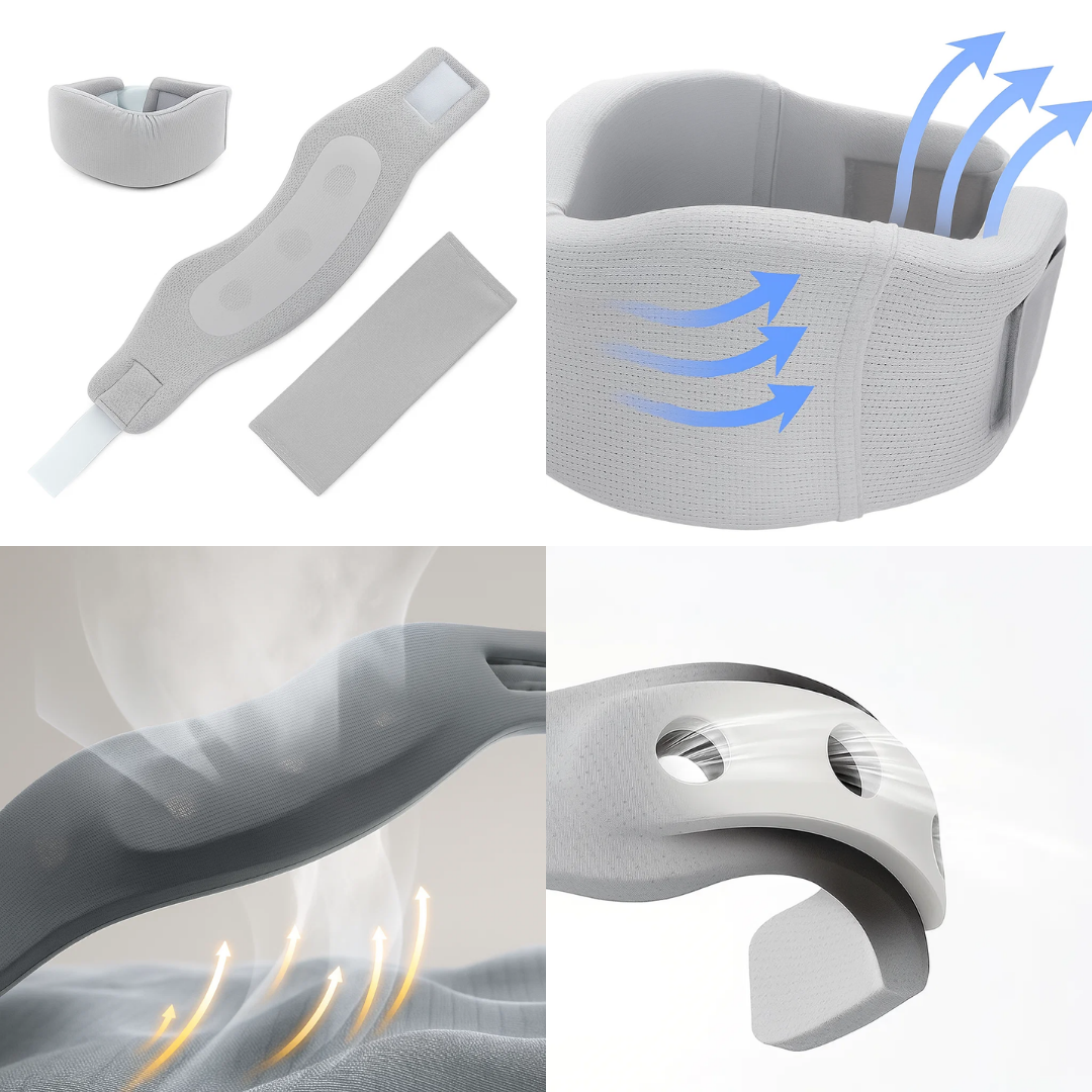 ComfortAlign | Cervical Collar Neck Brace – Pain Relief & Posture Support – Soft Foam Breathable Padding – Adults with Neck Pain Relief