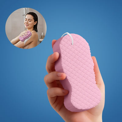 SmoothSkin | Exfoliating Body Scrubber Sponge – Removes Dead Skin & Boosts Circulation – Soft Quick-Dry Design – Gentle for Sensitive Skin