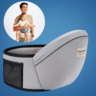 SureCarry | Ergonomic Hip‑Seat Carrier – Even Weight Distribution – Tear‑Resistant Nylon – Hands‑Free Support for Travelling Parents