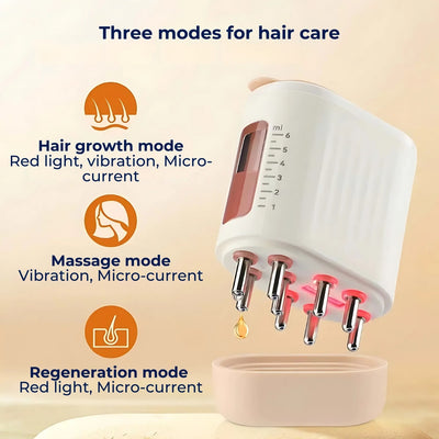 HairVibe Electric Scalp Massager | Improved Blood Circulation – Stress Relief to Promote Hair Growth and Scalp Health