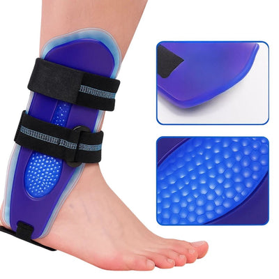 GelGuard | Gel Ankle Support Brace – Sprain Pain Relief – Adjustable Straps With Gel Padding – Reduces Swelling & Speeds Recovery Support