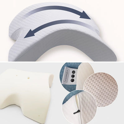 AlignRest | Orthopaedic Neck Support Pillow – Spine Relief & Posture Alignment – Contour Memory Foam – Pain-Free Deep Sleep Support