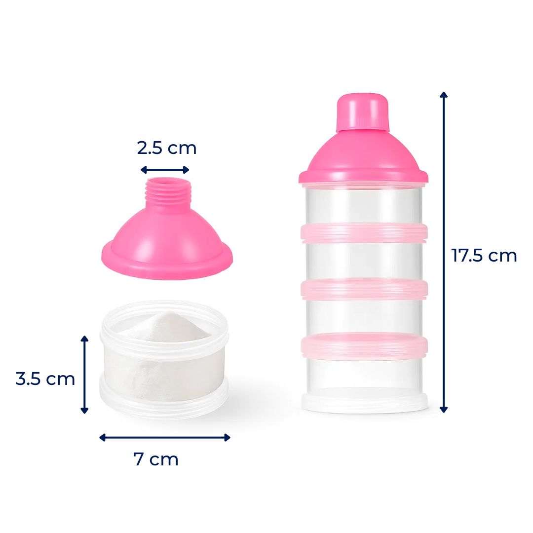 FreshStack | Milk Powder Dispenser – Spill-Proof – Airtight & Stackable – Hygienic Storage – Travel Ready – Quick Night-Feed Solution