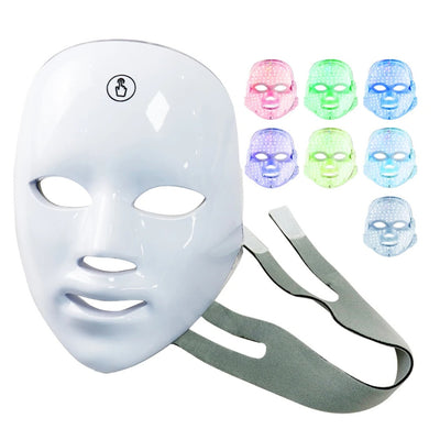 GlowSkin Pro LED Light Therapy Mask | Stimulates Collagen - Reduces Wrinkles - Improves Skin Texture - Soothes Redness