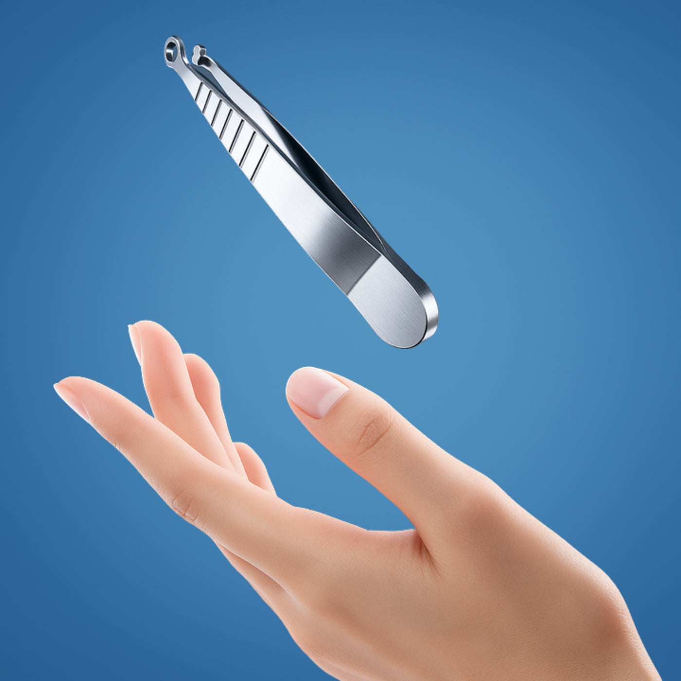 TrimSure | Nose Hair Tweezers – Safe Round Tip Design – Stainless Steel – Precise Grooming for Nose & Face