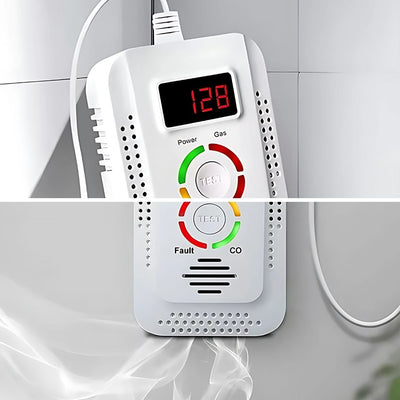 SafeSense | Carbon Monoxide Detector – Digital Display – 85dB Loud Alarm – Home Safety Device – Early Warning Protection for Family