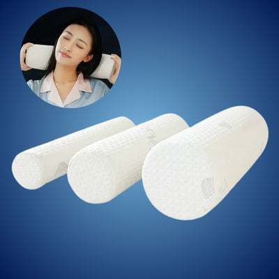 RelaxPosture Memory Foam Neck Roll Pillow – Perfect for Sleep, Travel, and Pain Relief with Ergonomic Support