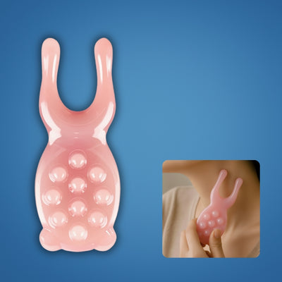 LiftAura | Gua Sha Face Lifting Tool – Jawline & Cheek Contour – Smooth Resin Design – De-Puffing Relief – Radiant Skin – At-Home Sculpting