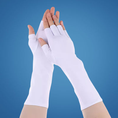 SunGuard Pro | Sun Protection Gloves – Prevents Sunburn – Breathable Stretch – Fingerless Comfort for Outdoor Use