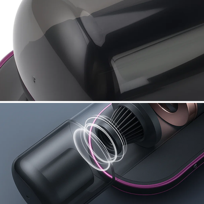 SwiftClean | Handheld Vacuum Cleaner – Long Run Time – Lightweight & Cordless – Removes Pet Hair – Ideal for Cars Stairs Upholstery Home