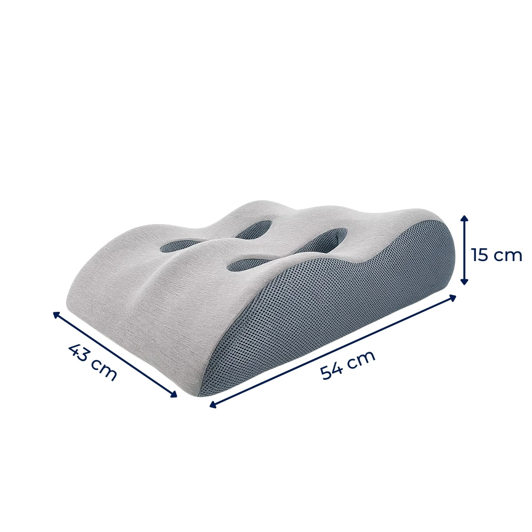 ElevateEase | Leg Elevation Pillow – Improve Circulation & Swelling Relief – Memory Foam with Breathable Cover – Tired Legs Support