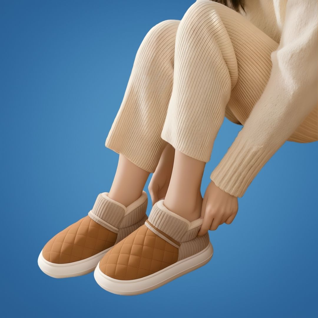 CozyStep | Plush Slipper Shoes – Non-Slip Grip – Thick Cushioned Sole – Indoor Comfort – Warm Supportive Fit for Cosy Relaxing Evenings