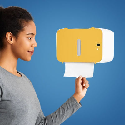 CleanGuard | Touch‑Free Toilet Roll Dispenser – Sensor‑Activated – Auto‑Fold Cut – For Busy Washrooms