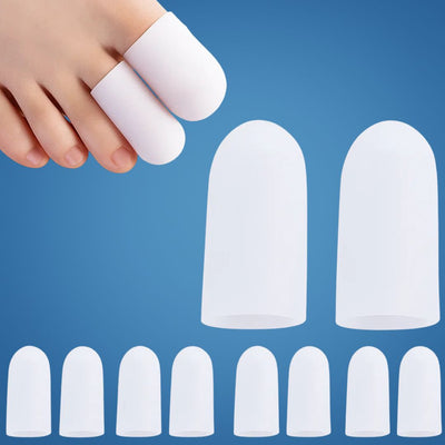 CornCushion | Silicone Toe and Finger Caps – Corn Relief – Soft Silicone Cushioning – Prevents Friction