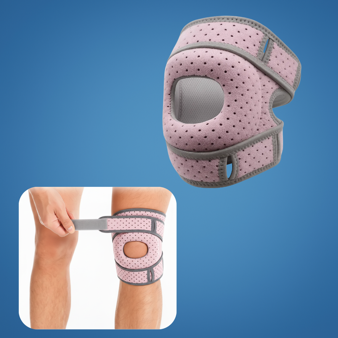 PatellaGuard | Patella Support Brace – Knee Pain Relief – Breathable Elastic Support – Adjustable Non Slip Strap – Running Training Daily Use