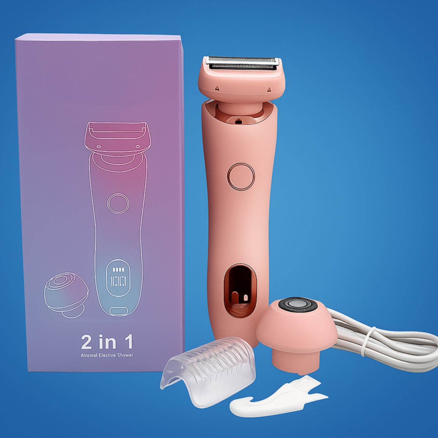 SilkGuard | Bikini Trimmer – Irritation-free Gentle Shave – Waterproof Wet & Dry – Precision Head – Women with Sensitive Skin