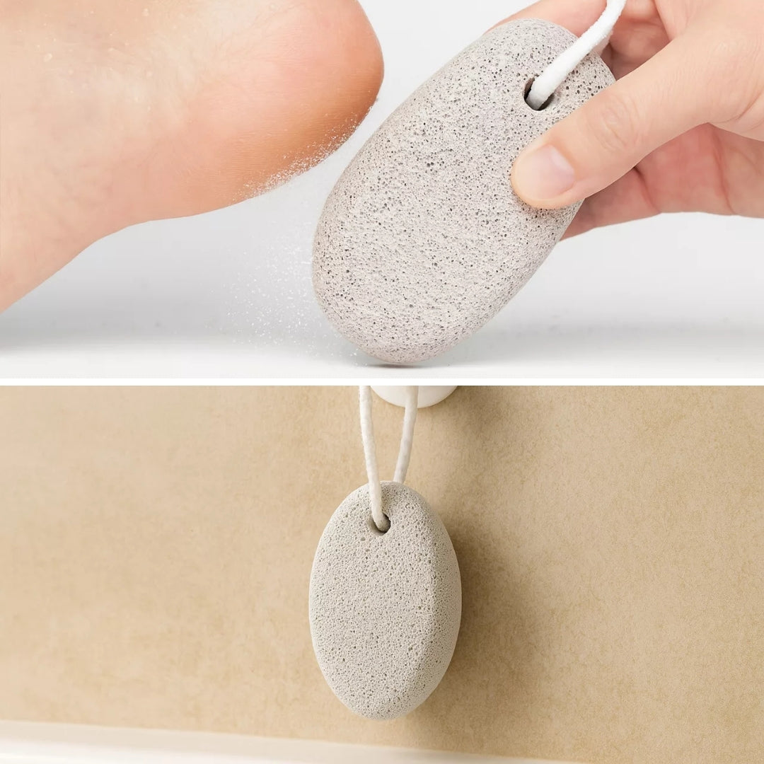SmoothStep | Foot Pumice Stone Callus Remover – Hard Skin Relief – Natural Volcanic Rock – Smooth Cracked Heels Fast with Home Pedicure