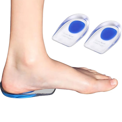 ComfortStep Plantar Heel Cups Gel Pads | Enhanced Cushioning - for Heel Pain Relief and Foot Issues