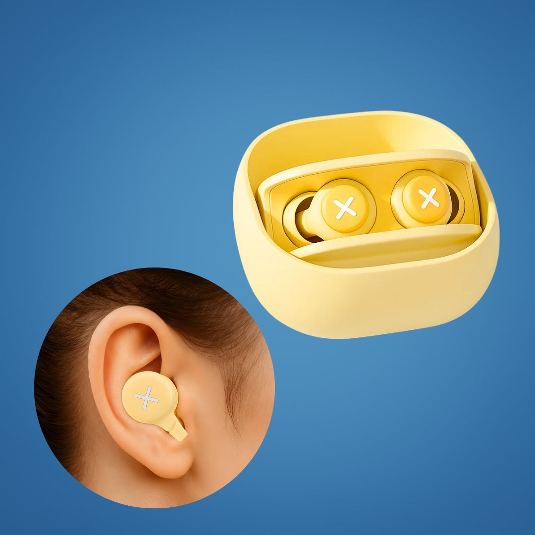 SilentNite | Noise‑Cancelling Earplugs – Block Snoring & City Noise – Soft Silicone Fit – Reusable & Hygienic – Ideal for Side Sleepers & Travel