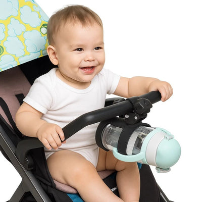 SipSecure | Universal Stroller Cup Holder – Adjustable Clamp – Secure Fit – Ideal for Parents on the Go
