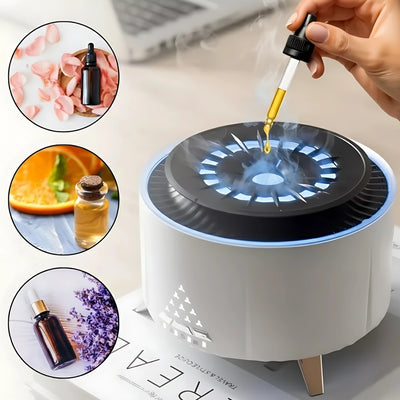 MistAura | Diffuser Humidifier – Ultrasonic Quiet Operation – 350 ml Tank – Sleep Relaxation – Relieves Dry Air & Aids Better Breathing