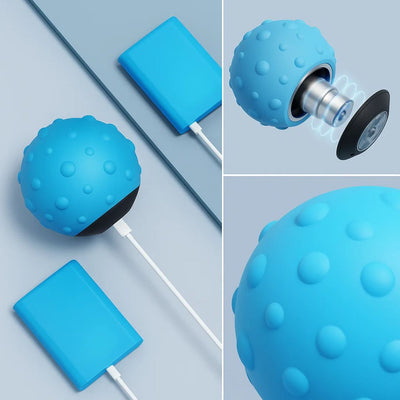ReliefSphere | Vibrating Massage Ball – Deep-Tissue Muscle Relief – 5-Speed Vibration – Portable Recovery – Pain Relief & Faster Healing