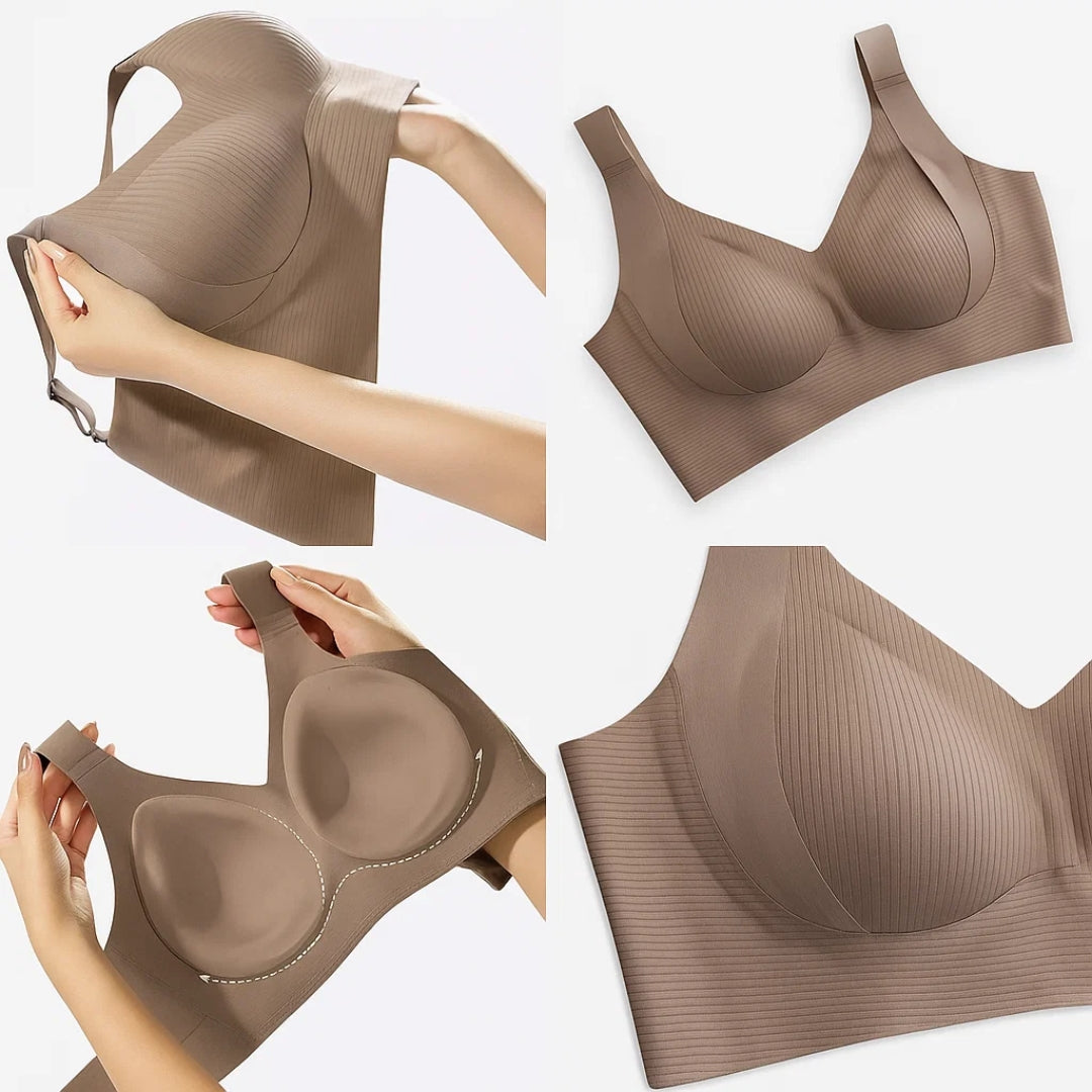 EaseLuxe | Wireless Bra – Seamless Comfort That Smooths Lines – Breathable Smooth Fabric for All-Day Freshness – Everyday Wear Women