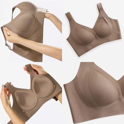 EaseLuxe | Wireless Bra – Seamless Comfort That Smooths Lines – Breathable Smooth Fabric for All-Day Freshness – Everyday Wear Women