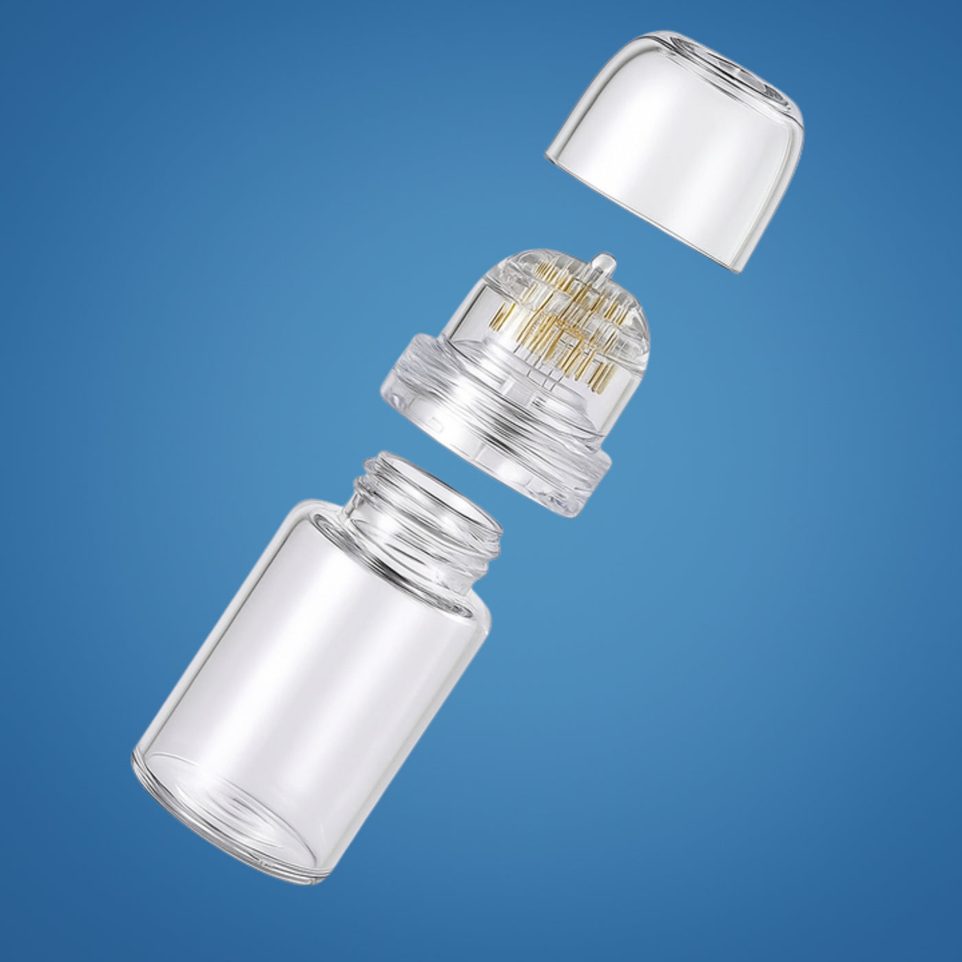 SkinVive | Derma Stamp Applicator – Precise Microneedles – Replaceable Head – Boost Serum Absorption for Radiant Skin