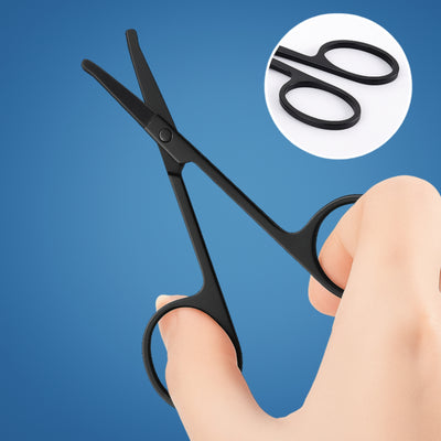 SafeTrim | Nose Hair Scissors – Rounded Tip Safety – Rust-Resistant Stainless Steel – Painless Grooming for Men & Women