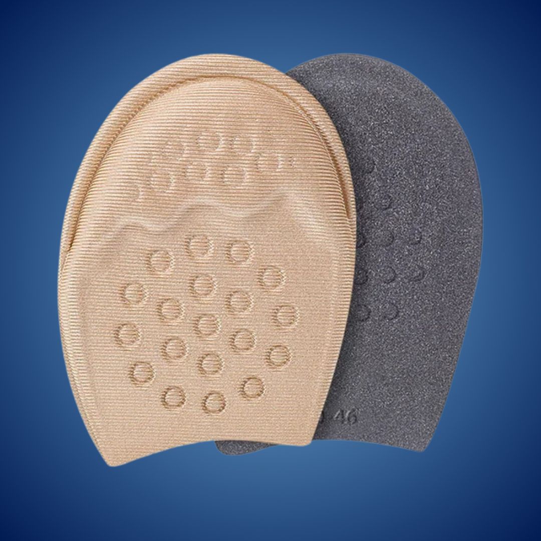 FootEase Shoes Half Insoles Forefoot Inserts | Foot Pain Relief - Shock Absorption - Custom Fit for Everyday Comfort