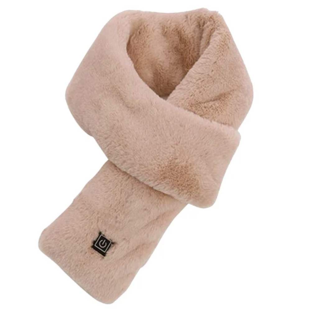 USB-Heated Faux Fur Scarf