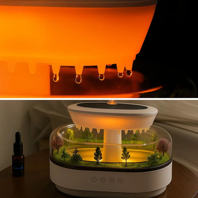 AuraMist | Humidifier Diffuser – Dry-Air Relief – Quiet LED Night Light – Soothe Skin & Breathing – Calm Relaxing Sleep for Home & Bedroom