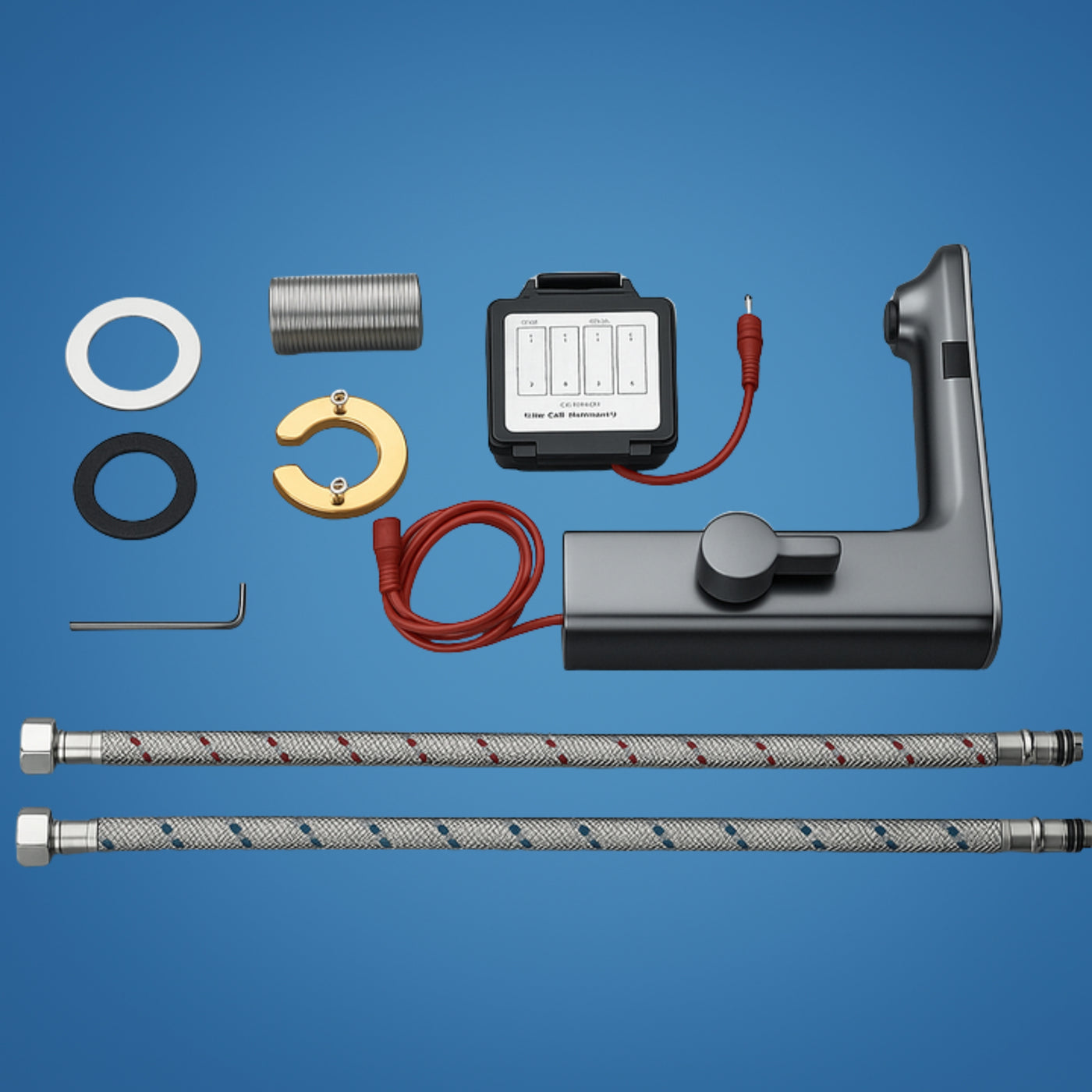 AquaSense | Infrared Sensor Faucet – LED Temperature Display – Automatic Shut-Off – Ideal for Kitchen & Bathroom Safety