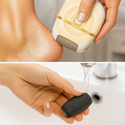 SoleSmooth | Electric Foot File – Callus Remover – Rechargeable Cordless – Heals Cracked Heels – Restores Soft, Smooth Feet at Home